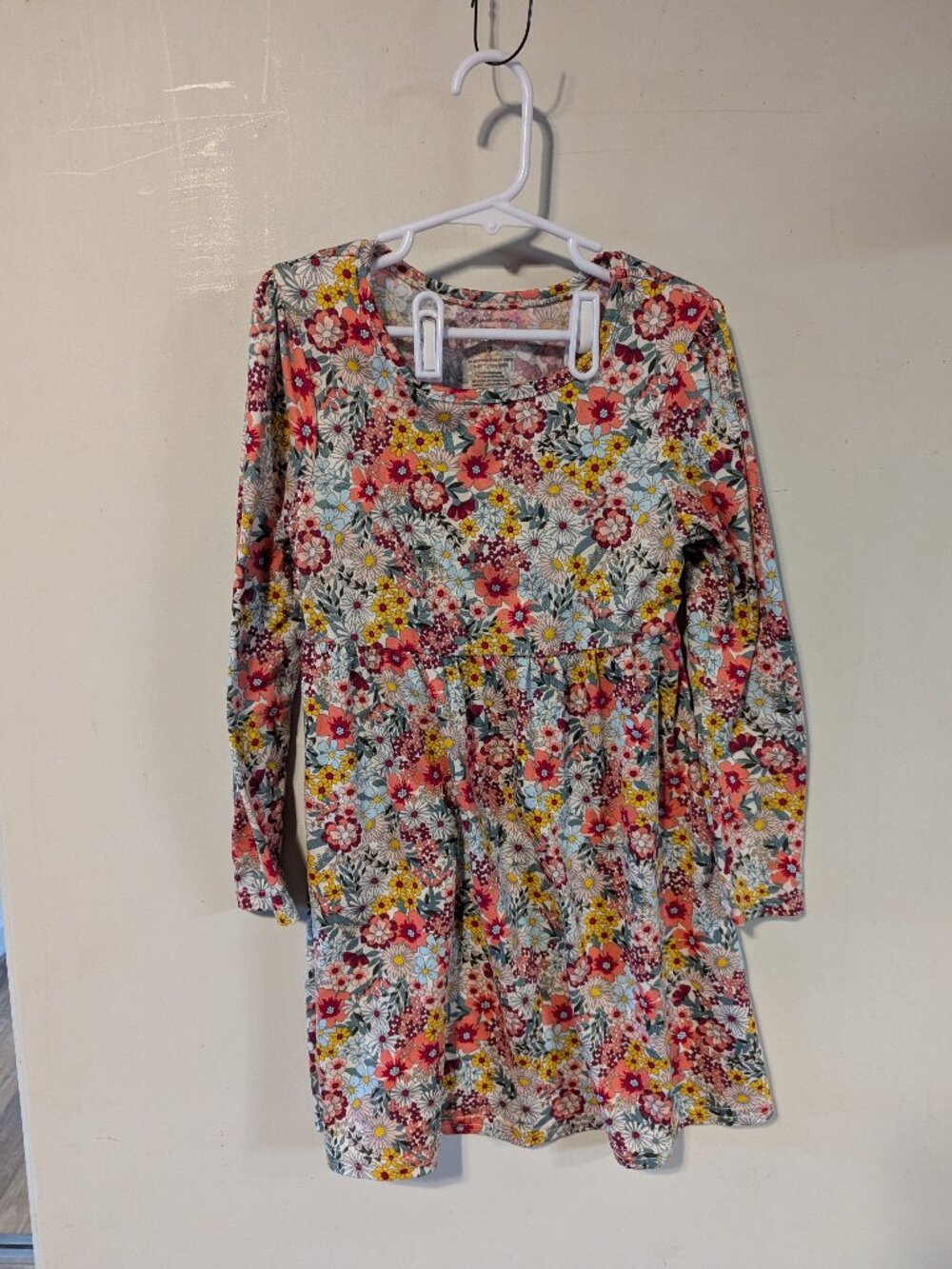Girls Multicolor floral dress size 7
